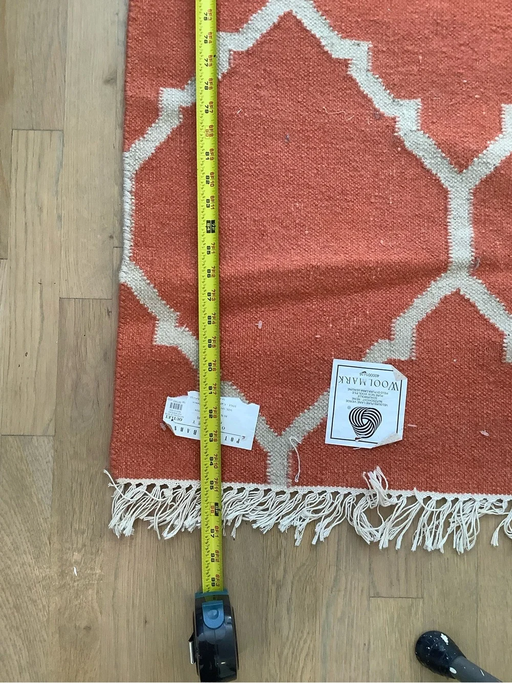 Pottery barn flat weave dhurrie rug ❤️❤️❤️❤️